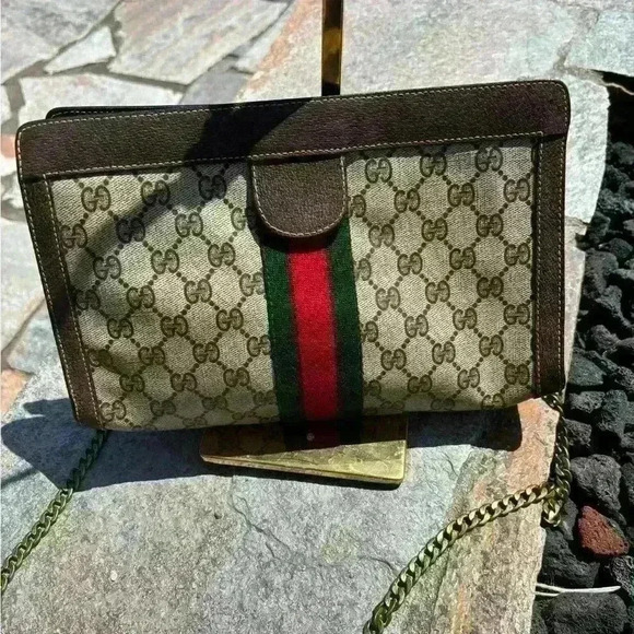 Gucci Ophidia Clutch Crossbody bag- 💯 authentic vintage clutch- interior intact - Picture 10 of 16